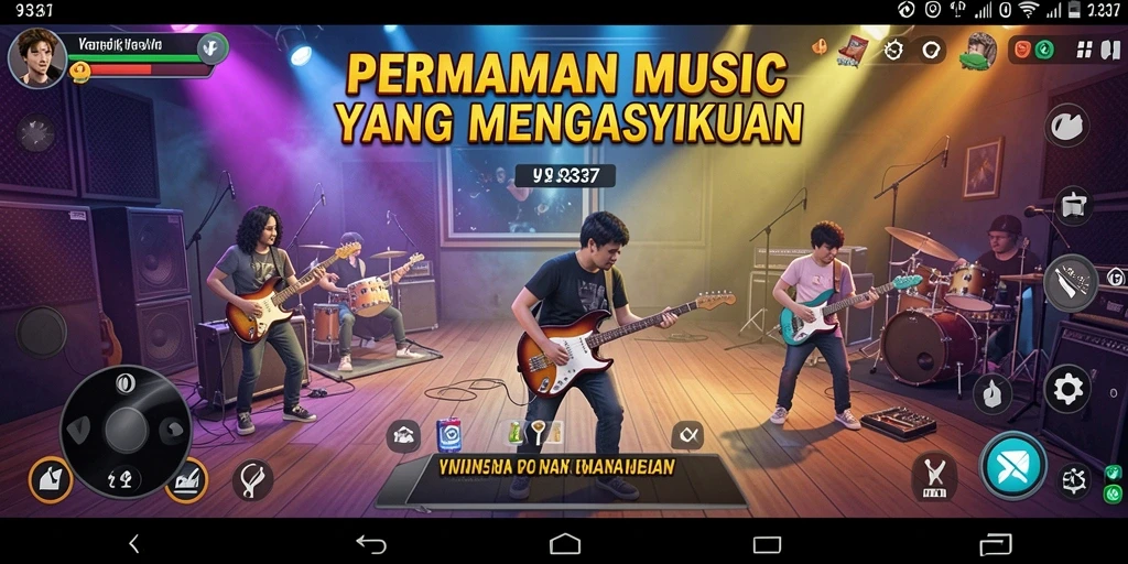 Tampilan gameplay interaktif 93337 yang penuh warna dan dinamis.