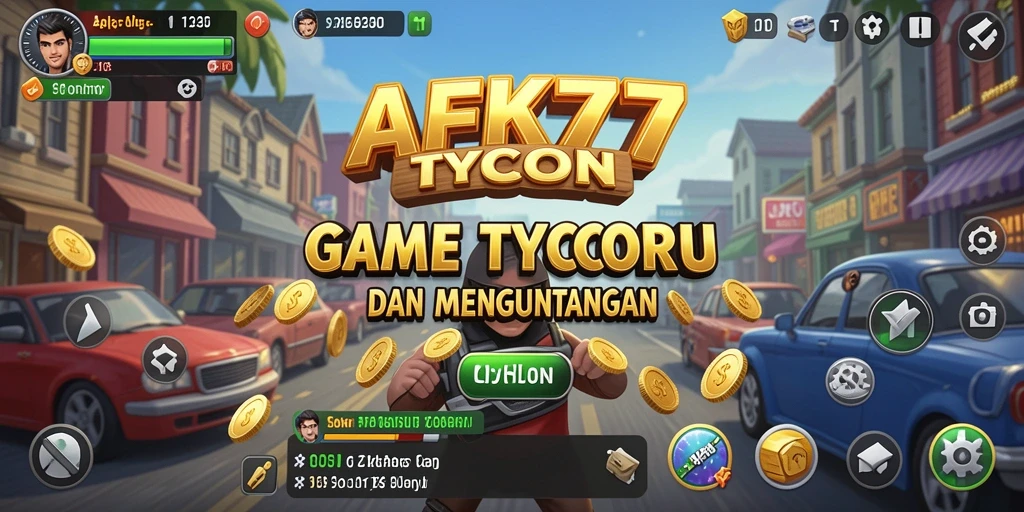 Screenshot <strong>AFK77</strong> menampilkan gameplay Tycoon yang menarik dan interaktif.