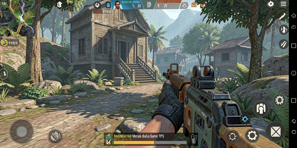 Tampilan gameplay BAGINDA168 yang intens dan menegangkan.