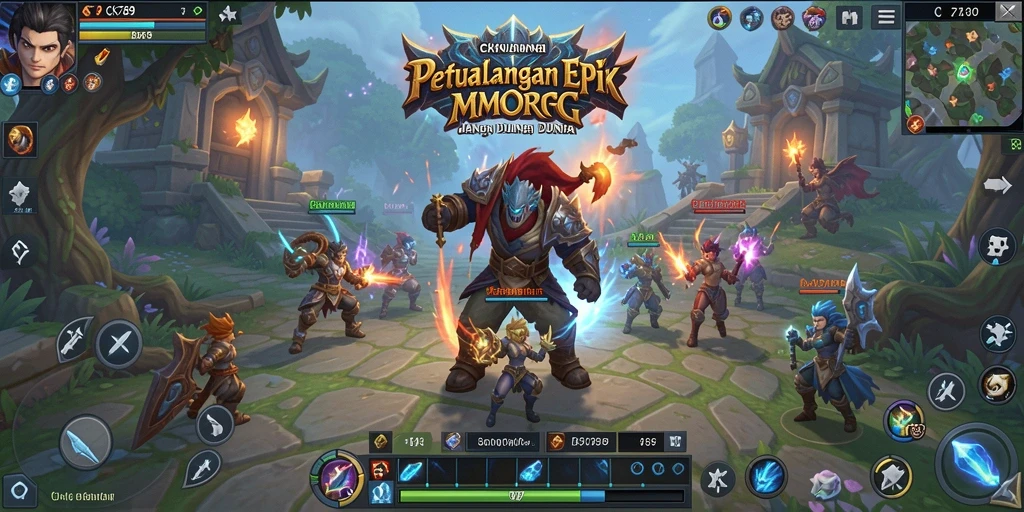 Tampilan menarik dari gameplay CK789 yang epik dan penuh aksi.