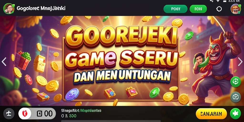 Screenshot gameplay GOGOREJEKI menampilkan momen seru saat bermain Slot.