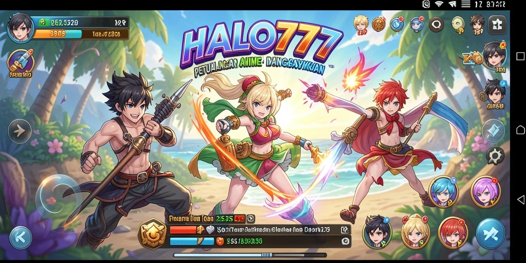 Tampilan aksi seru dari karakter dalam HALO777 yang memukau.
