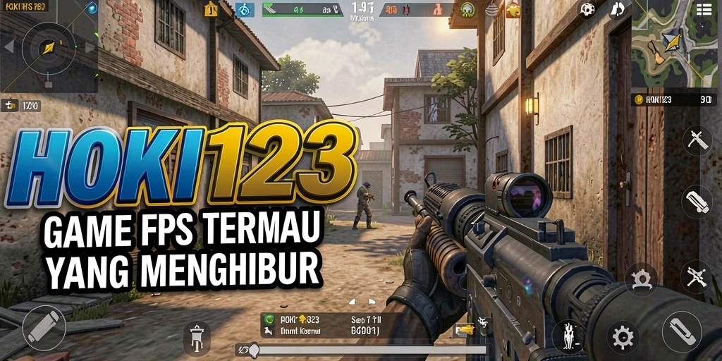 Tampilan gameplay mendebarkan dari HOKI123 saat aksi tembak-menembak berlangsung.