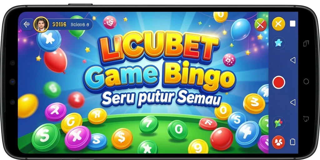 Screenshot gameplay LUCUBET menampilkan aksi Bingo yang seru.