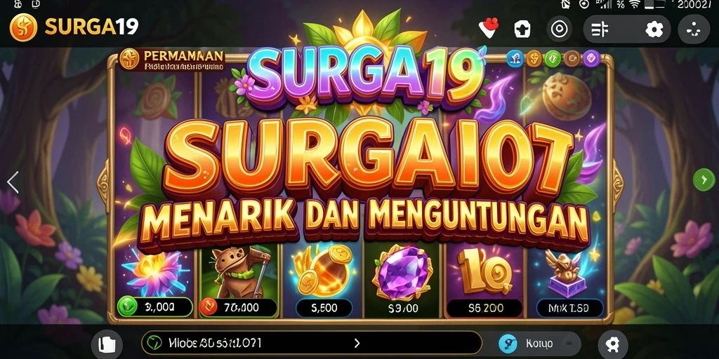Tampilan gameplay seru di SURGA19 dengan mesin slot yang menarik.
