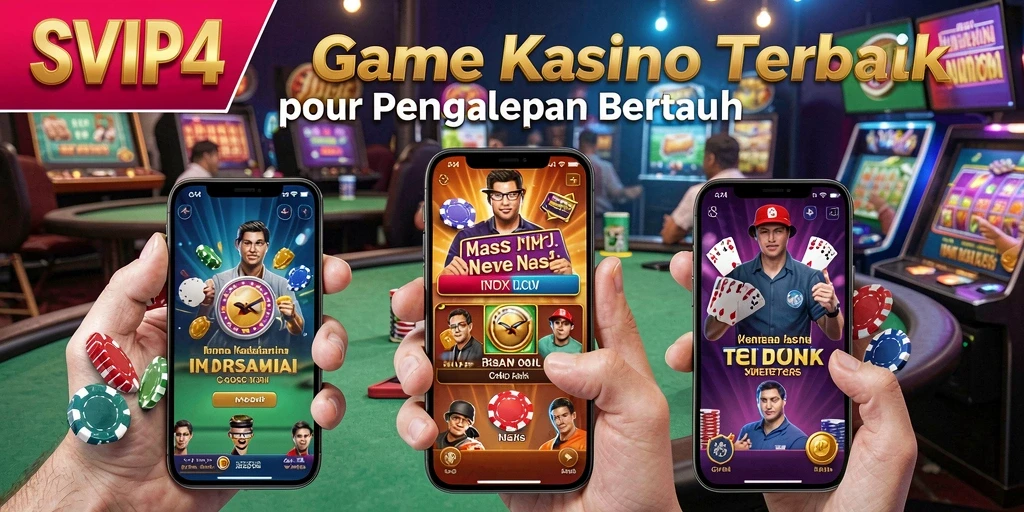 Screenshot SVIP4 menampilkan aksi seru dalam permainan Kasino.
