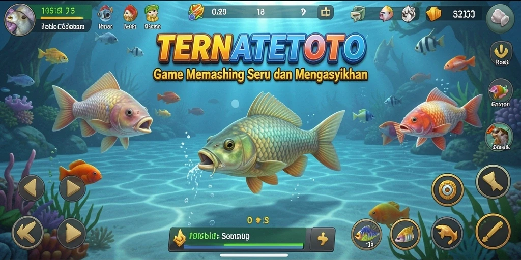 Tangkapan ikan besar di layar dari permainan TERNATETOTO.