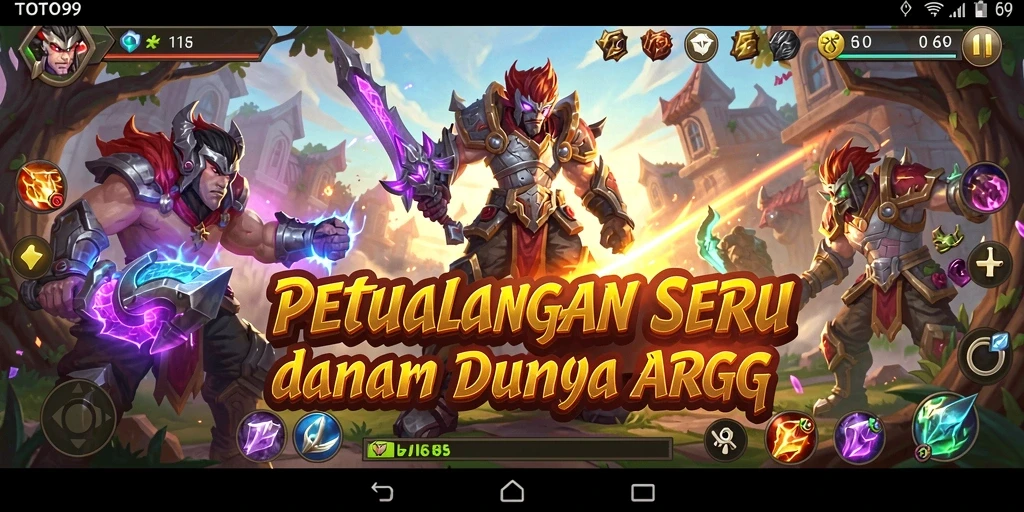 Screenshot gameplay TOTO99 menunjukkan aksi epik dalam petualangan ARPG.