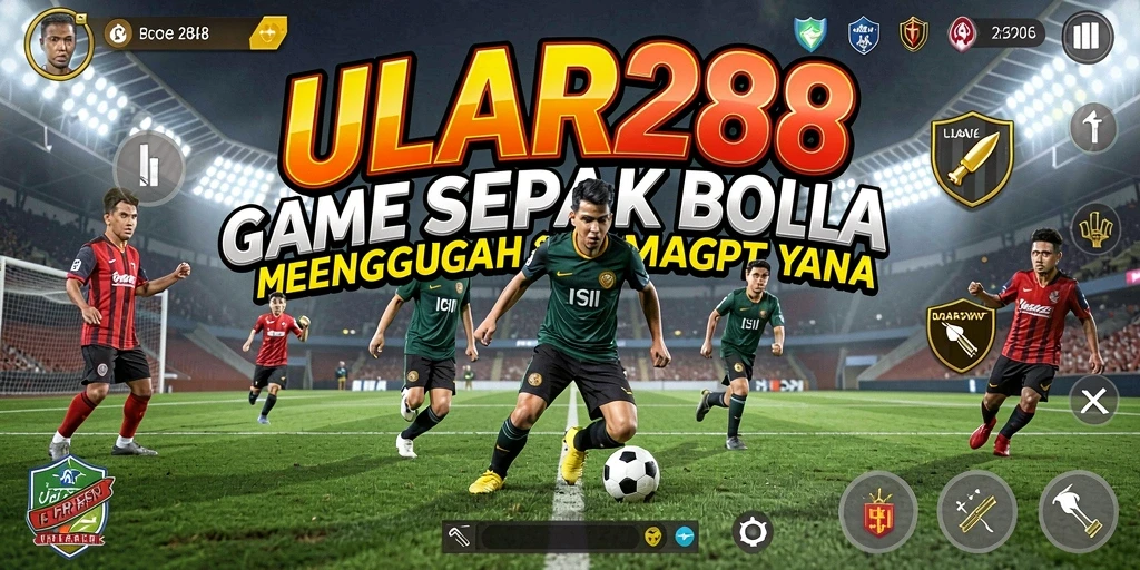 Tampilan gameplay <strong>ULAR288</strong> yang memukau dan penuh aksi sepak bola.